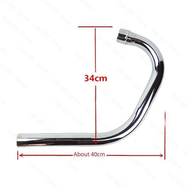 Motorcycle Gasket - Motorcycle Exhaust Header Front Pipe Retro